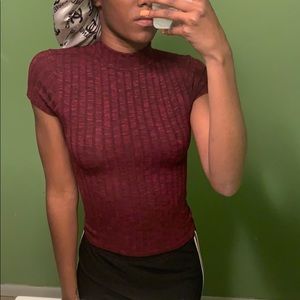 Turtleneck short sleeve